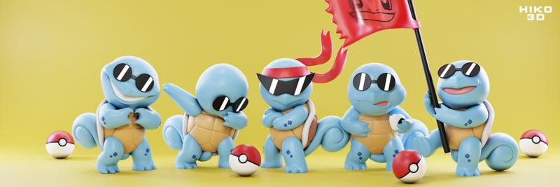 Squirtle Squad - Pokemon toys - Fan Art -