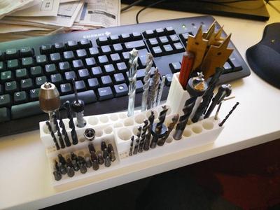 Yet another (big) drills and hex holder 210mm and 235mm long