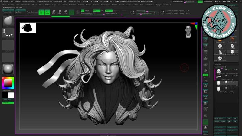 Rouge head Sculpt