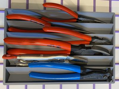Gridfinity - Angled Plier/Tool Bin