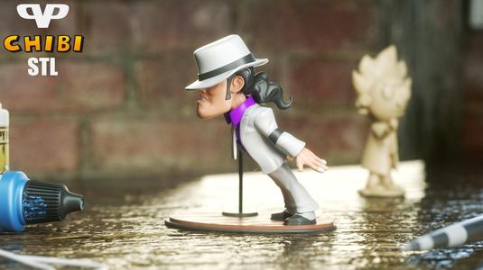 Michael Jackson Chibi for 3D Printing STL