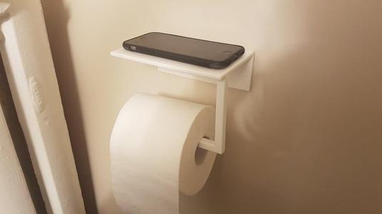 Toilet Paper Phone Holder