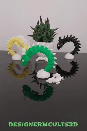 flexi dragon keychain (super mini)