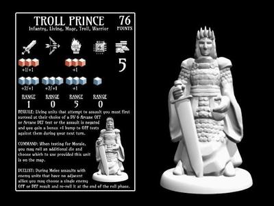 Troll Prince (18mm scale)