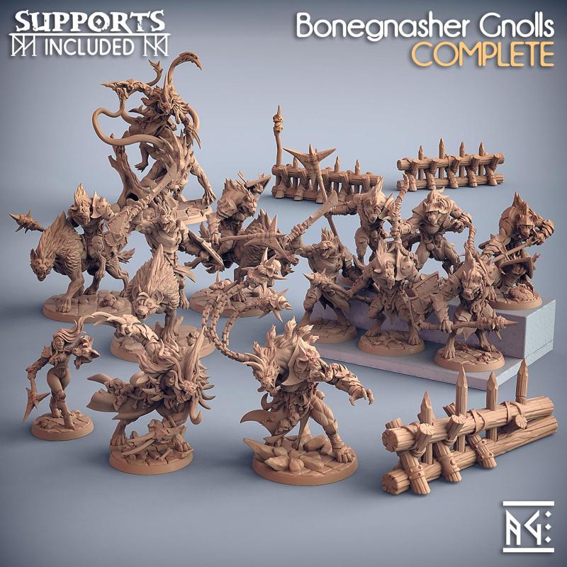 Bonegnasher Gnolls (Complete Set - 30)