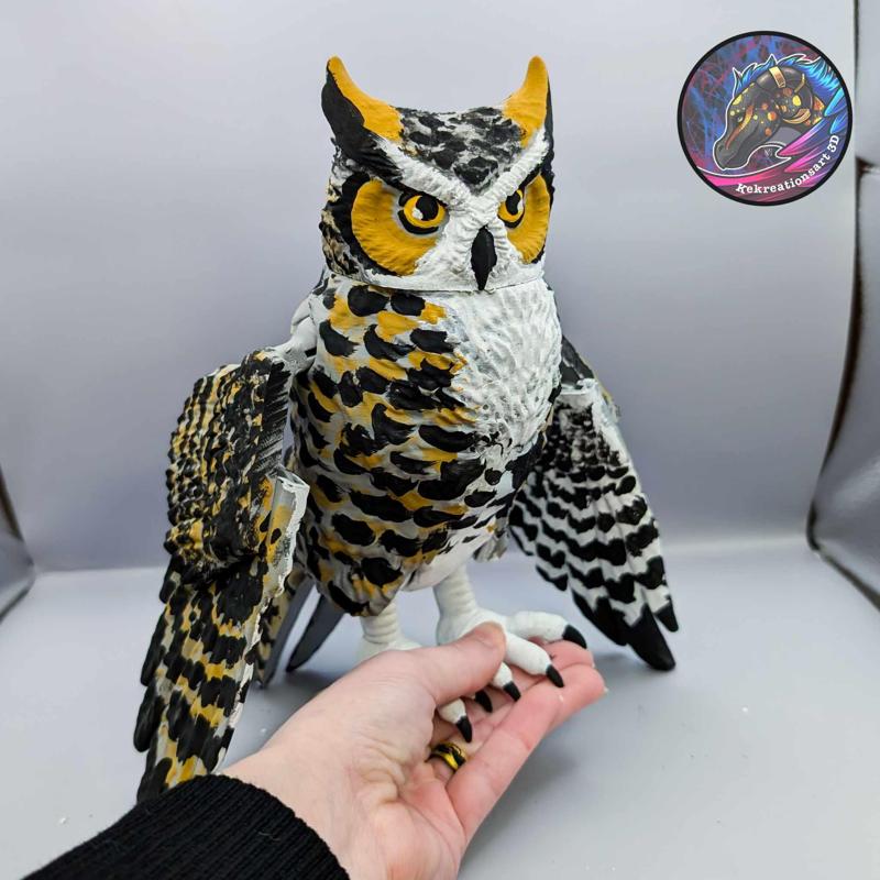 Flexi Great Horned Owl
