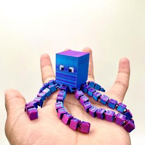 Flexi Minecraft Squid Articulated Print In Place