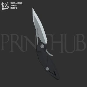 Zenless zone zero evelyn pocket knife for cosplay