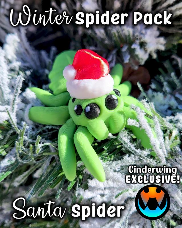 Tiny Santa Spider