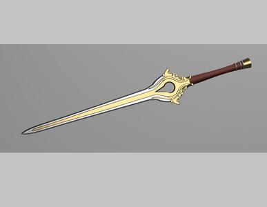 Lucina Fire Emblem Awakening Chrom Inspired Replica Sword Cosplay Prop