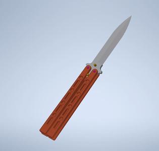 Balisong trainer (butterfy knife)