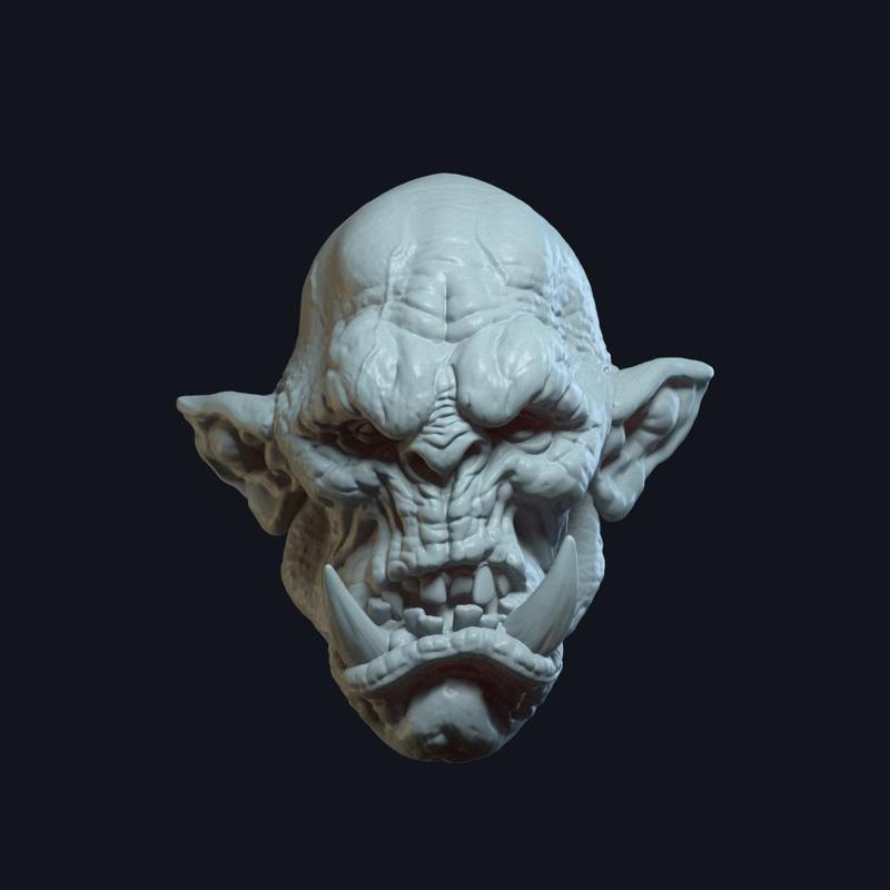 Ogre_v2_Action figure Head