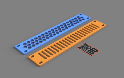 Grid Rack Panel 1U ventilation panel cover for 10 inch rackmount cabinet