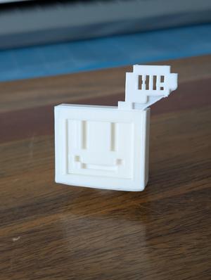 HiSekai: A CRT-themed "Hello World" For 3D Printing