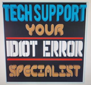 Fun Tech Support Wall Art