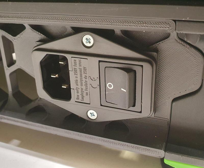 Voron Trident - Power inlet - change size