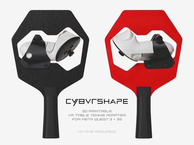 CYBVRSHAPE Meta Quest 3 & 3S Table Tennis Adapter