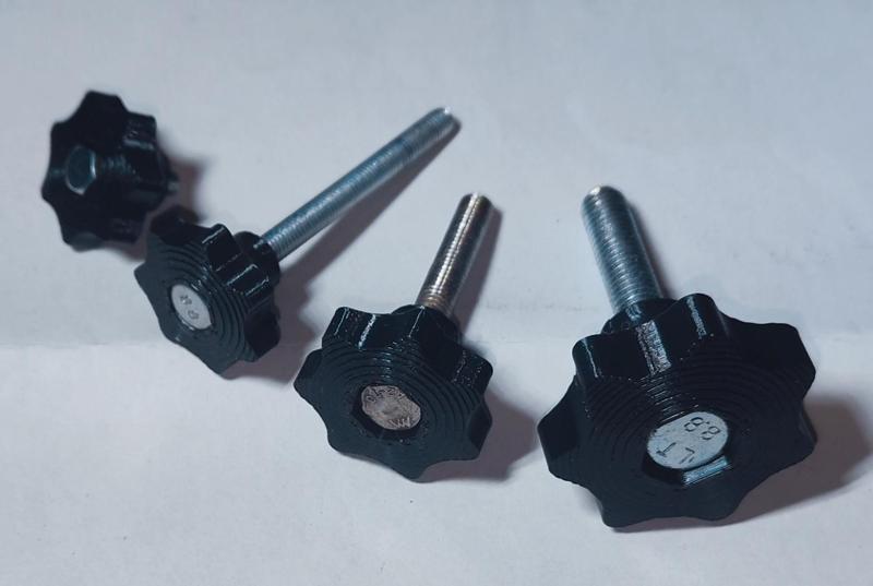 Sterngriff, star knob M4, M5, M6, M8, M10, M12, M14