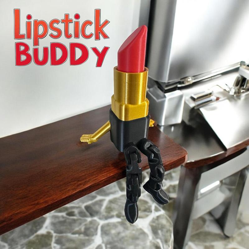 Sexy Lipstick Buddy, for her, articulated, print in place Lipstick Buddy