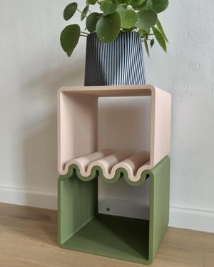 Cube wave - a side table