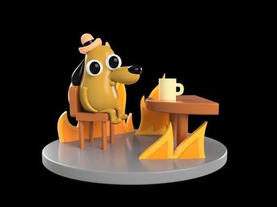 "This is Fine" Dog