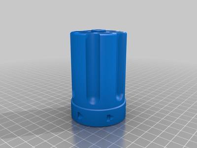 Revolver pen holder