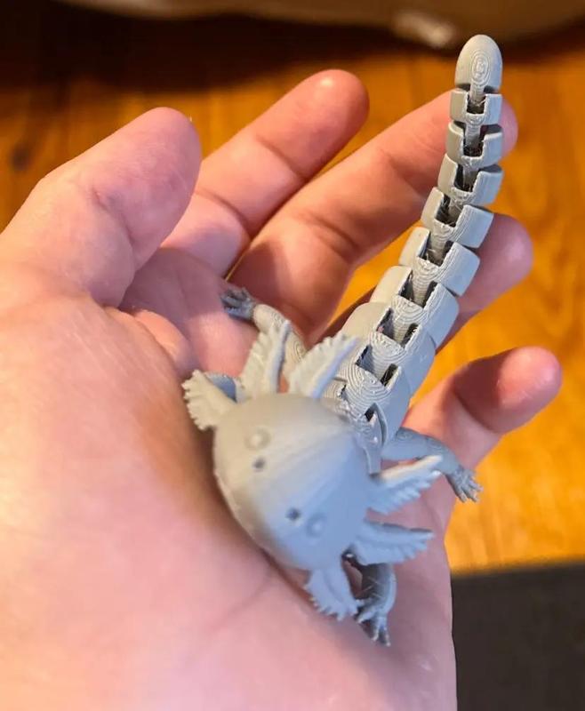 Articulated Axolotl v2 for the flash contest