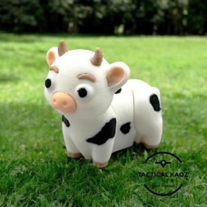 Flexy Moo Moo Cow - Articulating cow- 2 Painted Options Included 