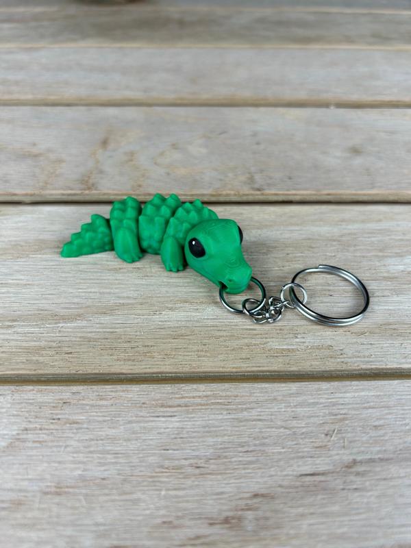 Gator Fidget Keychain