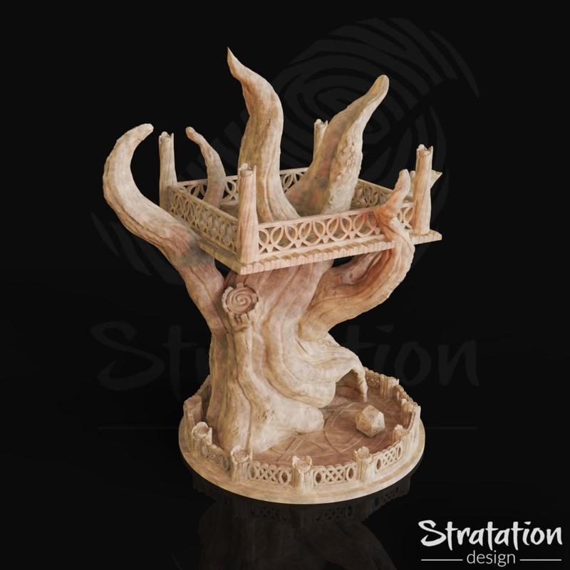 Treetop Druid Haven Dice Tower
