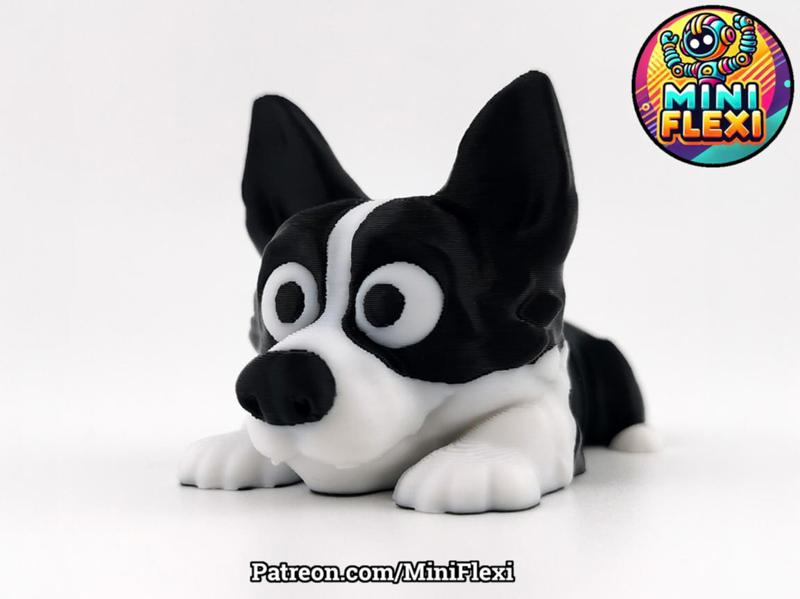 Mini Flexi Border Collie - No Support Articulated