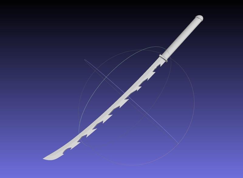 Demon Slayer Inosuke Katanas Printable Model