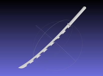 Demon Slayer Inosuke Katanas Printable Model