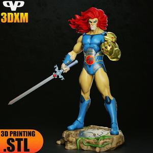 Lion-O Thundercats STL for 3D Printing ChibiSTL 3DXM