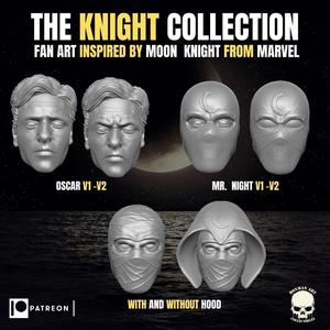 The Knight Collection heads for action figures