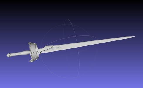 Sword Art Online Lambent Light Rapier Model