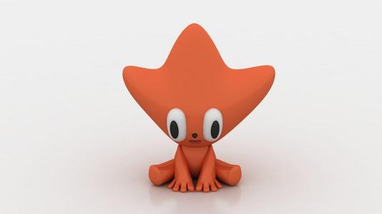 STARFY CHARACTER TOY 3D PRINTABLE MODEL