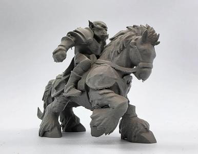 Orc on Warhorse Figure   