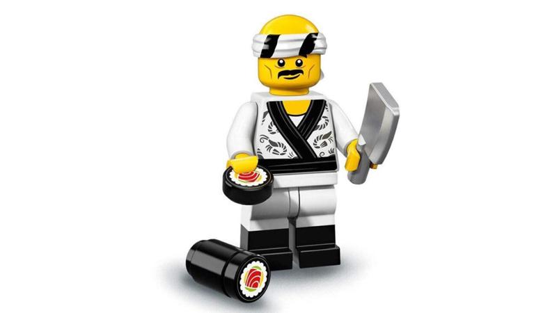 3D print minifigure - 71019-19-Sushi-Chef
