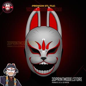 Genba Kazama Ninja Fox Mask - The Elusive Samurai Cosplay