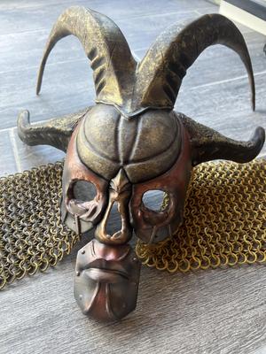 Valkyrie Mask Replica: Horned Armor Headpiece