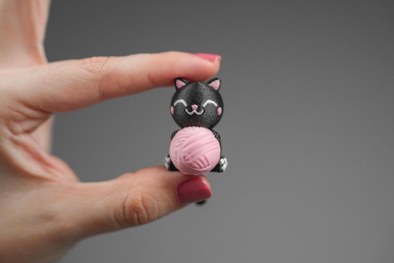 ADORABLE CAT WITH MOVING TAIL Print In Place