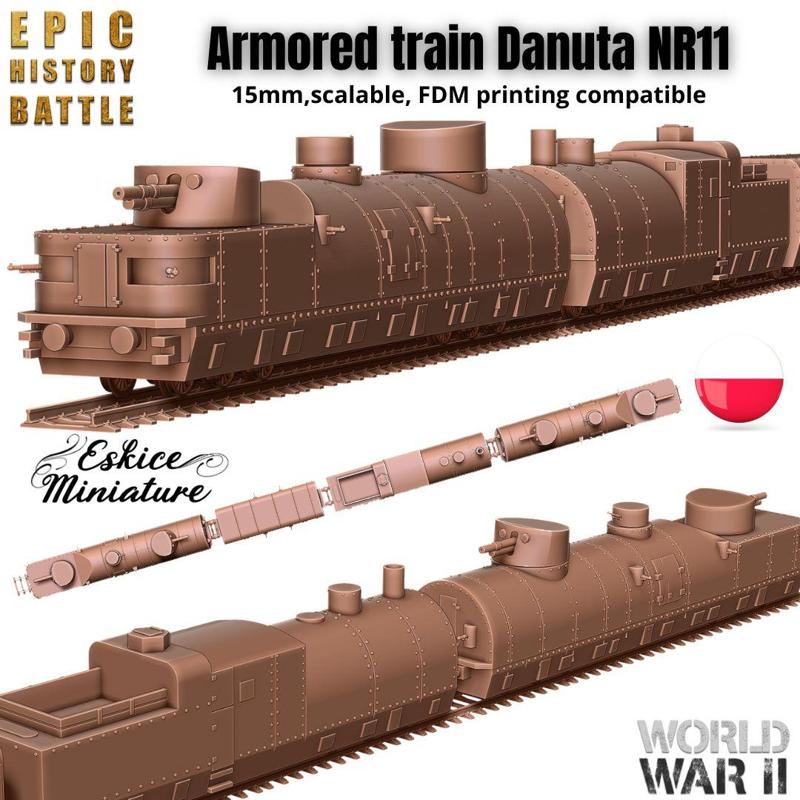 Armored train Danuta NR11 - 15mm for EHB
