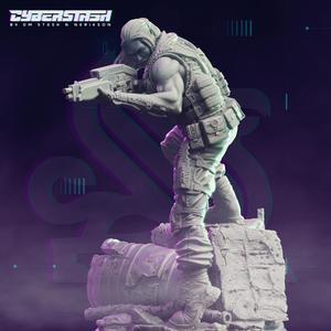 Cyberpunk Mercenary Pointman - Esen  Boodog  Darva