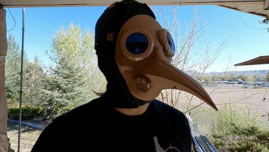 #3D printable #Mask - Plague Doctor