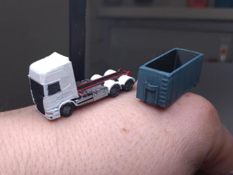 Scania inspired HOOK LOADER Lorry FDM friendly
