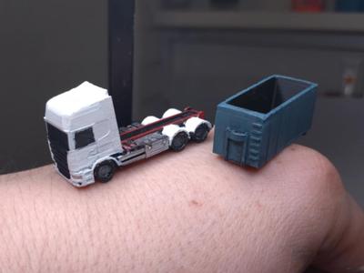 Scania inspired HOOK LOADER Lorry FDM friendly