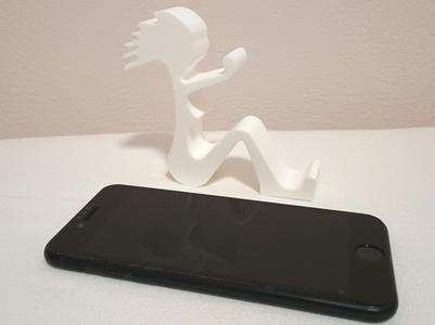 Double phone stand holder - girl