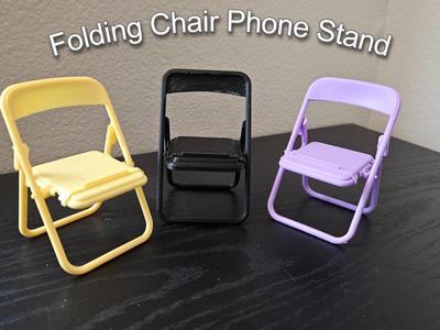 Folding Chair phone stand holder
