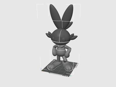 Life Sized Multi-Part Scorbunny